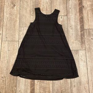 Black lace dress